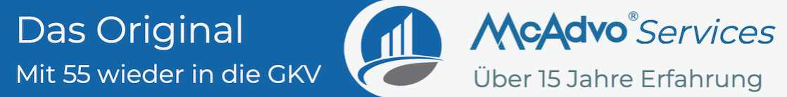 Banner zurück in die gesetzliche Krankenversicherung ab 55